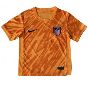 Fotbalové Dres Spojené Státy Brankářské Venkovní Oblečení Copa America 2024 Krátký Rukáv